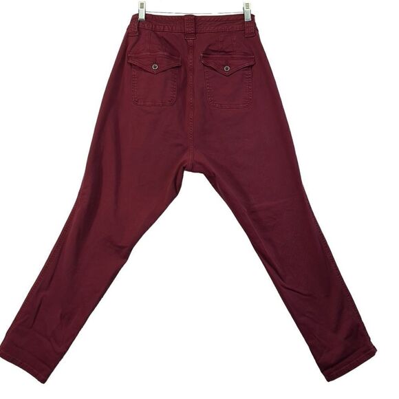 Torrid Cropped Military Pant - Pinot Noir Wash Plus Size 12 - Picture 10 of 16